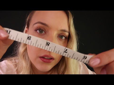 ASMR | Face Measuring & Symmetry Checking