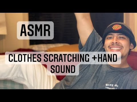 ASMR | Clothes Scratching + Hand Sounds     ✨✨INSPIRED By :Tiptoe Tingles ASMR ✨✨