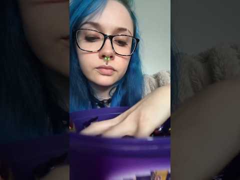 ASMR chocolate (full on ✅⏰) #asmrcrinkles #shorts #asmrpersonalattention #asmr