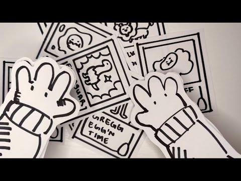 Paper Card Unpacking [ASMR: Whispering Ramble, Tapping]