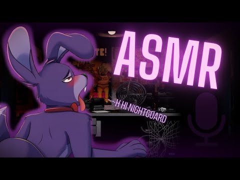 [Furry ASMR] Bonnie Keeps You Company. | Rp, kisses, mouth sounds.