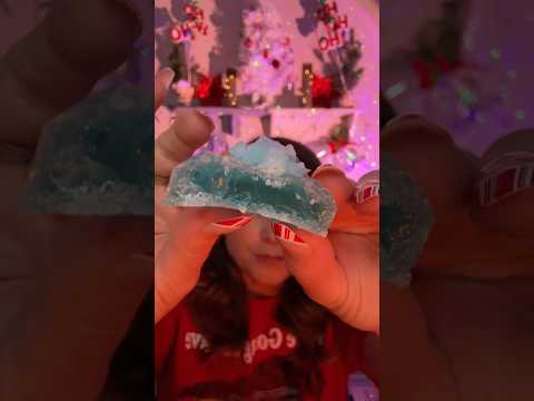 Edible Crystals Taste Test #asmr #candy #crunchy #asmreating #satisfying