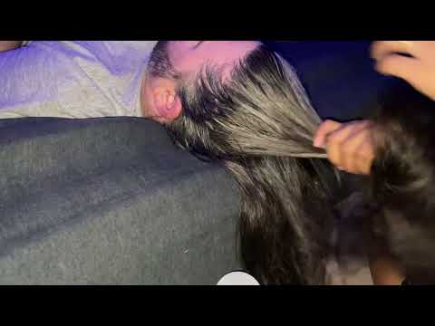 ASMR  Fast And AGGRESSIVE Scalp SCRATCHING - FAST Head MAssage - Hair Play - A LITLE HAIR BRUSHING