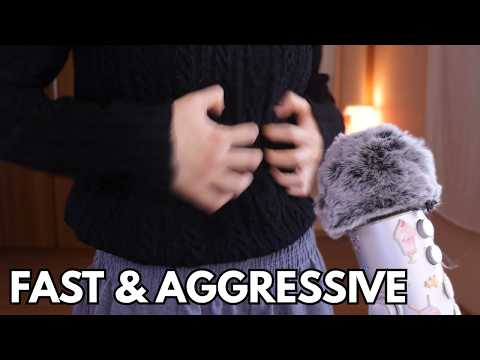 ASMR: *ACTUALLY* FAST & AGGRESSIVE Fabric Scratching (NO TALKING, No Mid-Roll Ads)
