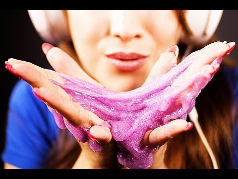 Asmr haciendo SLIME para hacerte dormir | ASMR Español | Asmr with Sasha