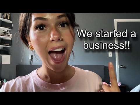 ASMR We Started Our Own Business!! 
