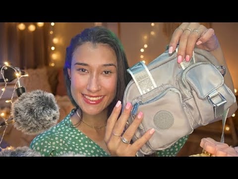 ASMR-o que eu levo na minha bolsa 👛 