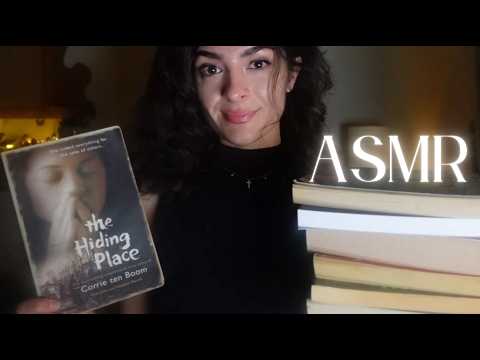 ASMR Christian Book Collection | Christian Testimonies | Relaxing Book Tapping ASMR