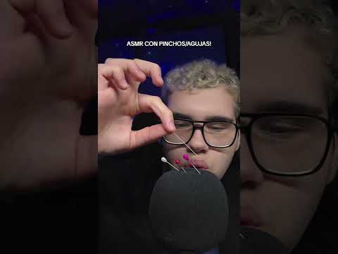 ASMR PINCHOS/AGUJAS! #asmr #relax #shorts #short #mouthsounds #fyp #parati