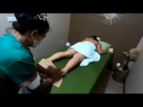 ASMR: DEEP TISSUE LOWER BODY OIL MASSAGE COMPILATION | #asmrmassage #notalking #compilation