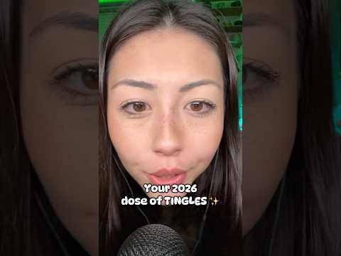 POV: your 2026 dose of tingles #asmrvideo #fyp #asmr  #sleep