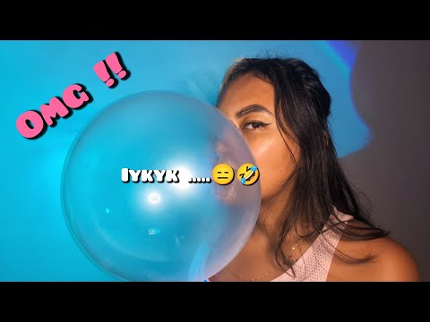 This ASMR Video Was SUPER Messy ! Bubble In A Bubble , Big Huge Bubbles