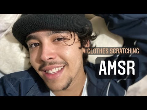 ASMR | Clothes scratching/ body triggers  [ lofi ]