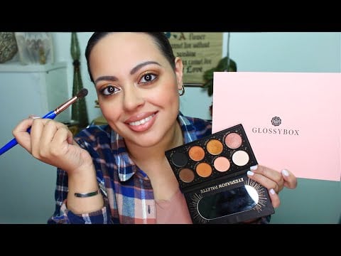 ASMR| Glossybox November Unboxing & Eyeshadow Application