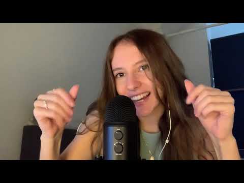 ASMR short cranial nerve exam (hand + mouth sounds)