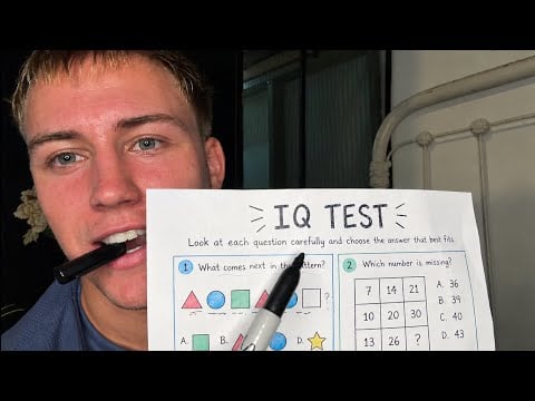  IQ test for if u have adhd(asmr)