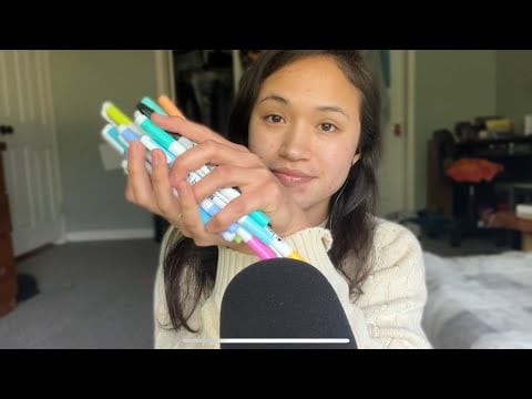 ASMR - Doing Your Makeup With Highlighters 🖊️