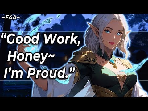Elven Healer Teaches You Magic (then Falls For You~) 💙 | Wholesome | Flirting | Mage!Listener | F4A