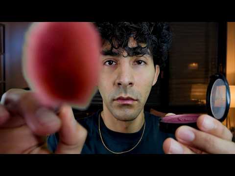ASMR Your friend fixed your makeup because you did it not well (Roleplay)