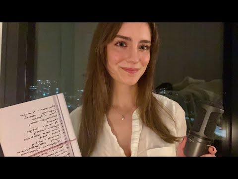 tingly French trigger words ASMR 🇫🇷 coquillage, bibliotheque, papillon….