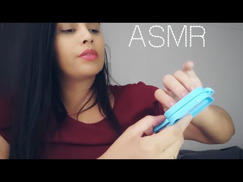 ASMR - Tapping and Scratching em objetos aleatórios - Relaxe