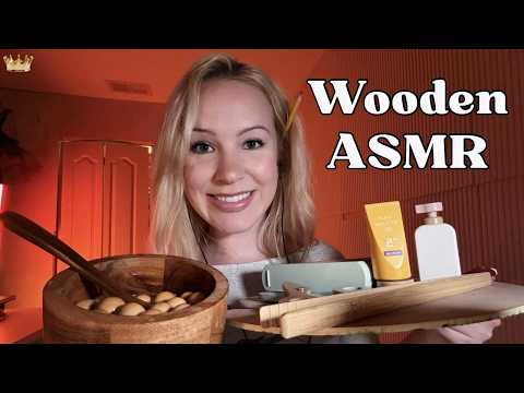 ASMR but everything is made of WOOD 🪵