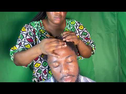 Asmr ⭐️ hair play, satisfying rubber band hair making (baby knots )