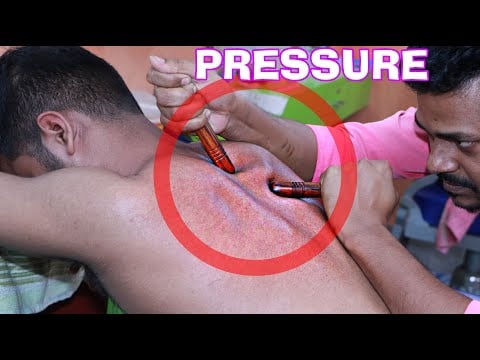 ASMR Tapping back body massage | extra instrument body massage by master sudhangshu