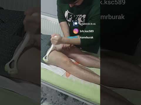 ASMR FRONT LEG MASSAGE TURKISH THERAPY #shorts  #asmr #massage #relaxing #satisfying #satisfying