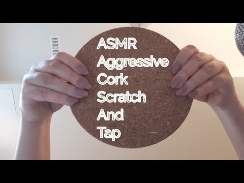 ASMR Aggressive Cork Tap And Scratch