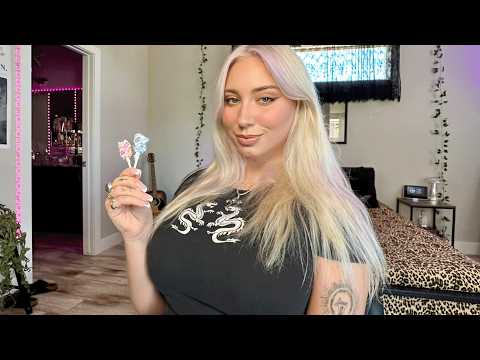Trying Lollipop licks and eating sounds!