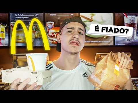 ASMR, mas VOCÊ NÃO PAGOU o MCDONALDS!!! 🍟