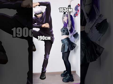 Jujutsu Kaisen heights! #jujutsukaisen #jjk #mahito #gojosatoru #anime #height