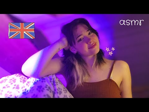 french girl tries asmr in english ೀ⋆｡