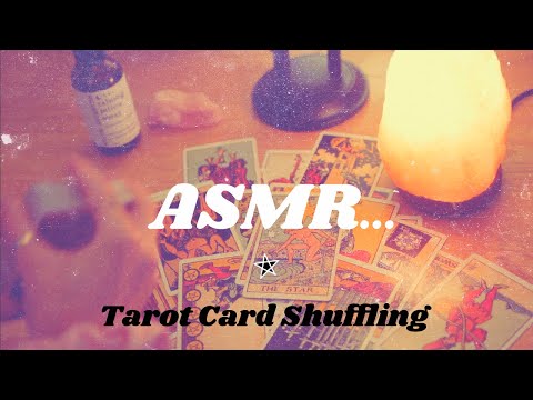 ASMR Tarot CARD SHUFFLING 타로카드 섞기