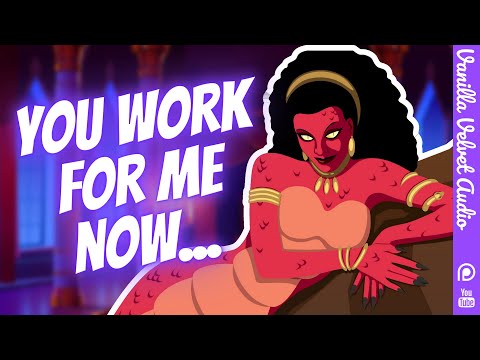 Serving a Rich, Bossy Lamia (Monster Girl ASMR • Domineering • Boss x Servant • Massage • Evil?)