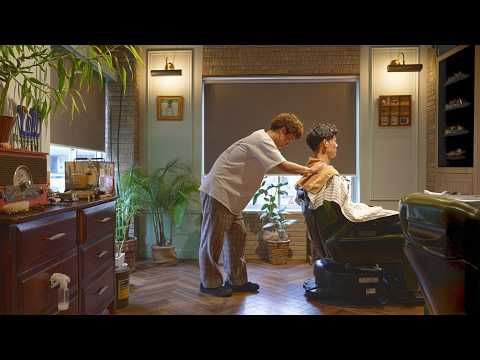 💈(ASMR) Escape the Rush of Daily Life at This Cozy Laid-Back Barbershop in Tokyo, Japan