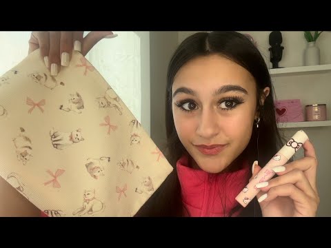 ASMR| Trendy girl who loves pink give you a MAKEOVER?! 🎀