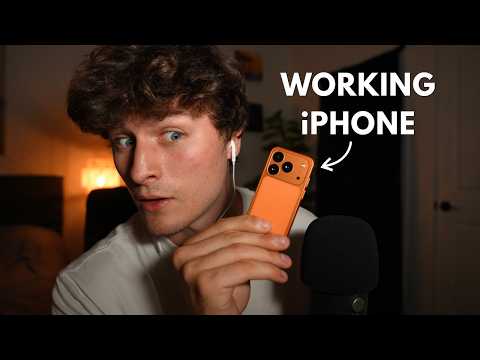 asmr on the world's SMALLEST iPhone 17 pro