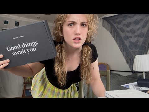 ASMR Warby Parker Unboxing FAIL & exposing my secrets grwm (#warbyparker is #cancelled i’m so sad 😭)