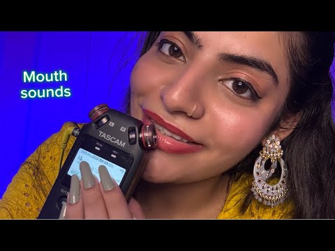 Asmr directly in your ears | Repeating I love you, Mouth sounds wet dry😴🧠Hindi Asmr