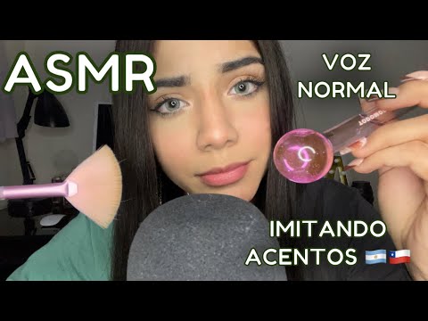 ASMR ESPAÑOL / muchos ROLEPLAYS EN 1 + VOZ NORMAL + IMITO ACENTOS + Mouth Sounds