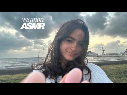 vacation date with me ASMR (with layered mouth and hand sounds) 🧶🇮🇹