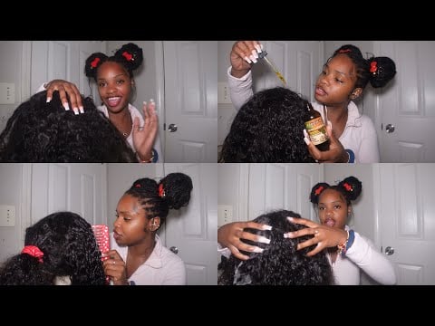 ASMR Playing With Your Hair & Massaging Your Scalp With Chewing Gum