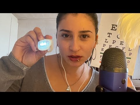 ASMR ¿Así que VES BORROSO?👀🔍 EXAMINÓ TUS OJOS