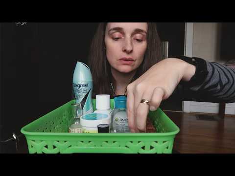 Organizing Things in Baskets ~ Rummaging & Whispered ASMR