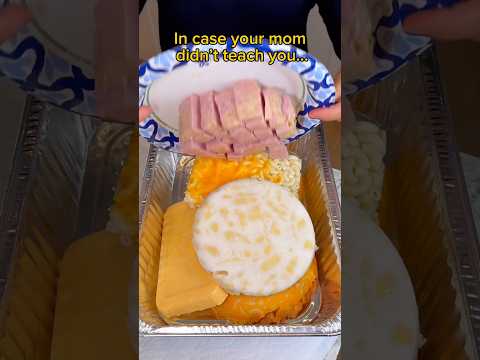 In case your mom didn’t teach you… #food #eating #mukbang #macandcheese #cooking