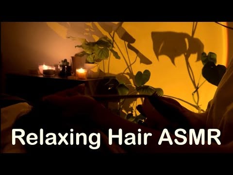 Relaxing Hair Play & Brushing ASMR | Deep Sleep & Tingling Scalp Massage 