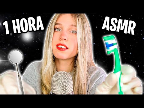 ASMR 1 HORA de LIMPIEZA DENTAL REAL 🦷 (Roleplay en español siendo dentista)