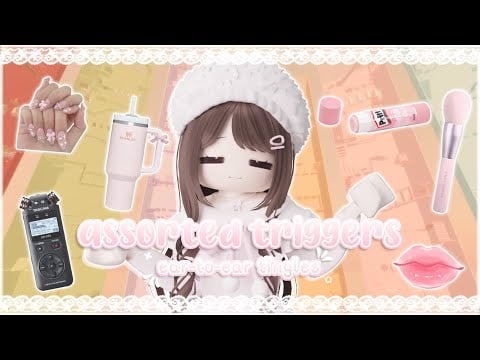 ꒰ roblox asmr 🌸꒱ but the trigger CHANGES EVERY TOWER ♡ tingly assorted ear-to-ear triggers!